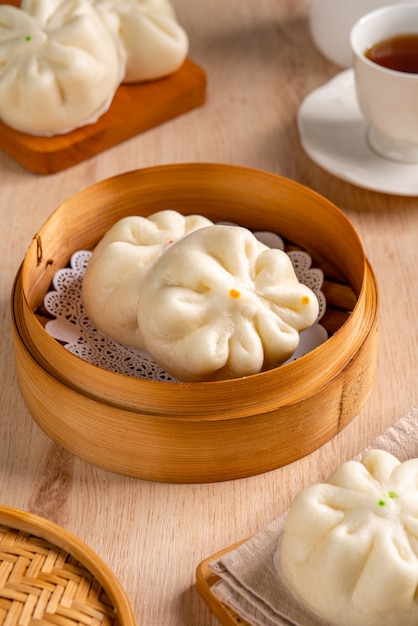 Baozi or Bakpao is a type of yeastleavened filled bun in various Chinese cuisines