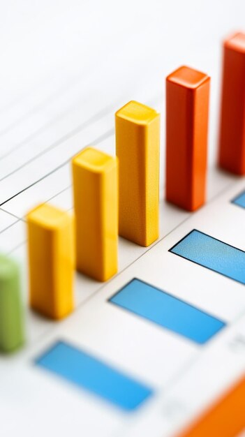 Photo bar graph of corporate survey results