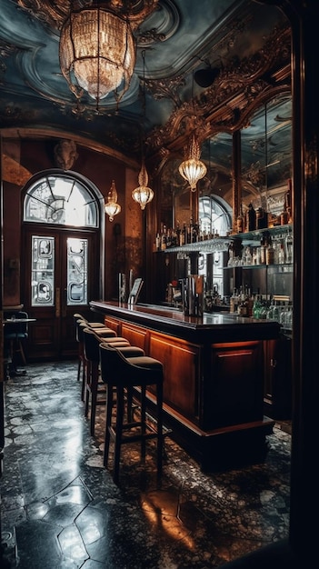 The bar at the old bank of england