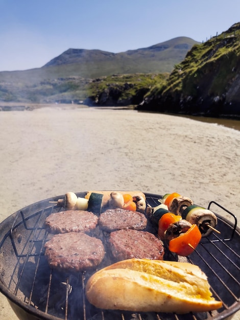 Barbecue on the beach