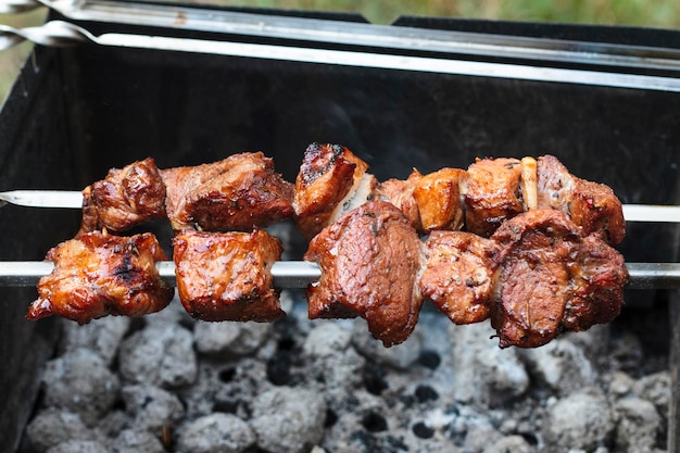 Barbecue on the grill