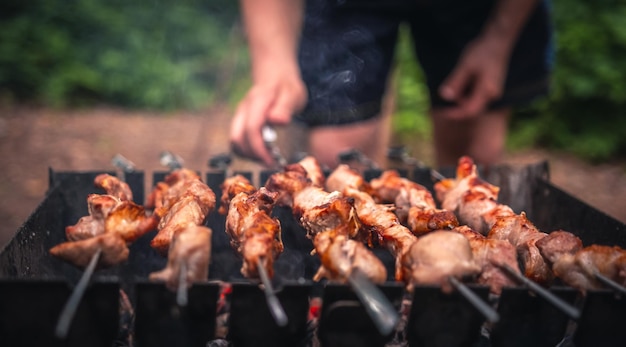 Barbecue at the nature