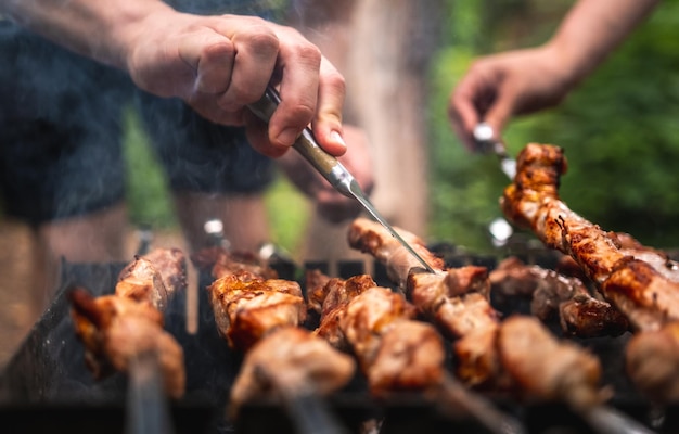 Barbecue at the nature