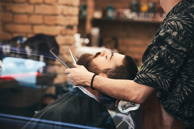 Barbershop hairdresser and hair salon