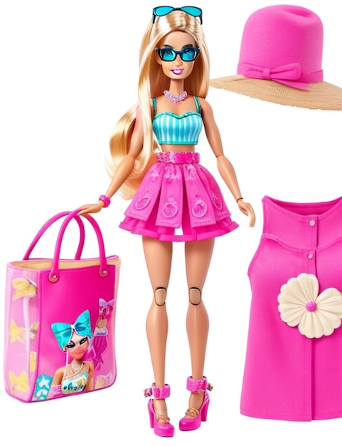 Barbie Shopaholic Summer Trendy Outfit