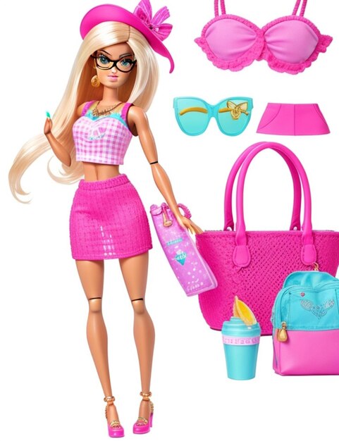 Barbie Shopaholic Summer Trendy Outfit