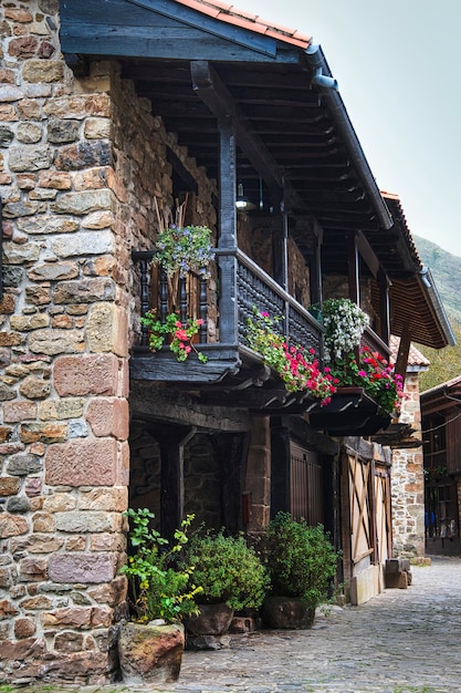 Barcena Mayor Cantabria Spain The town is a homogeneous and wellpreserved set of mountain architecture which earned it its declaration as a historicalartistic complex