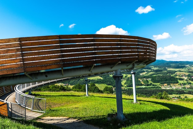 Barcice Lookout Tower in Poprad Park Nowy Sacz Poland