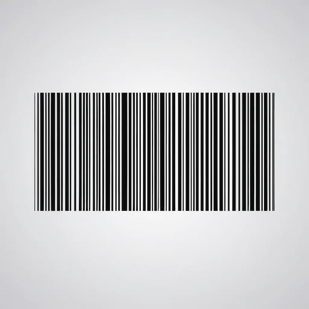 Photo a barcode with a barcode that says barcode