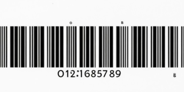 Photo a barcode with the number 028888888