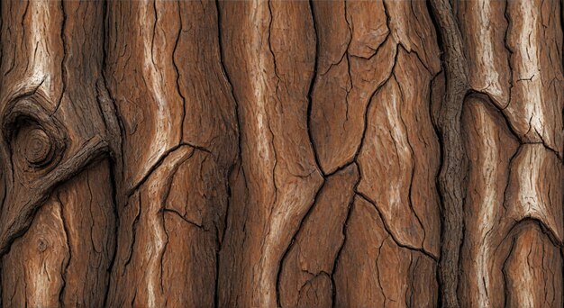 Photo the bark of a tree trunk is a beautiful texture