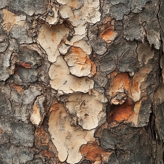 Bark with a scent of earth and resin