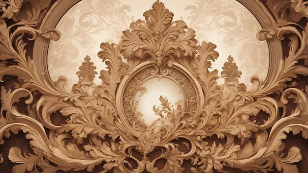 Photo baroque opulence backdrop