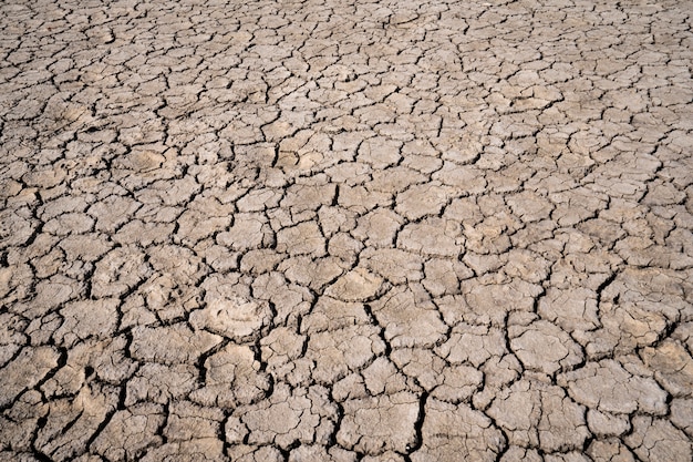 barren land background due to climate change