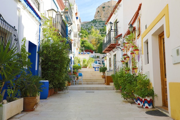 Barrio Santa Cruz in Alicante, Costa Blanca, Spain