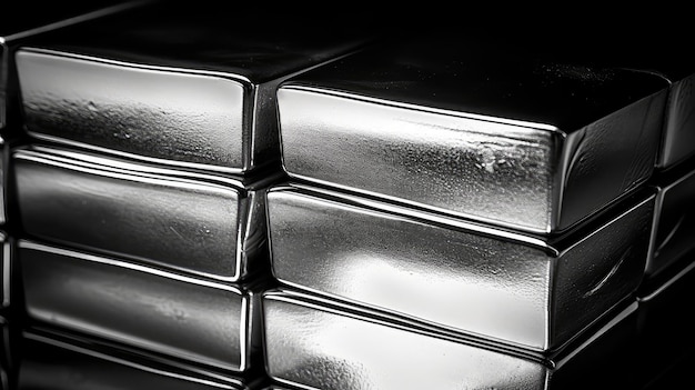 Bars silver bullion