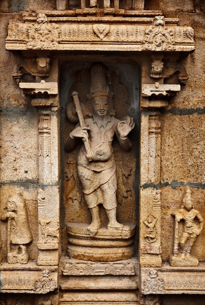 Bas relief in Hindu temple