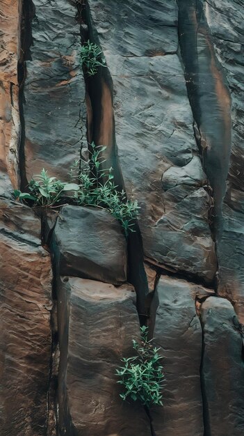 Photo basalt wall isolated on transparent background