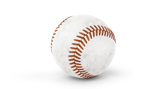 Baseball ball isolated on white background