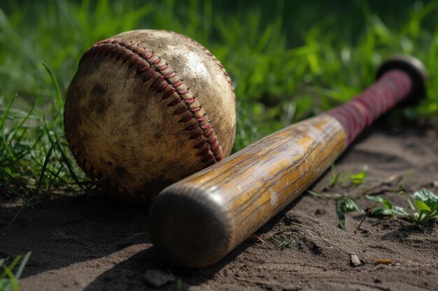 Baseball bat sport equipment Generate Ai