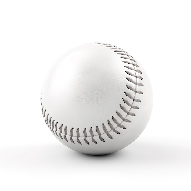 Baseball isolated on white background generate ai