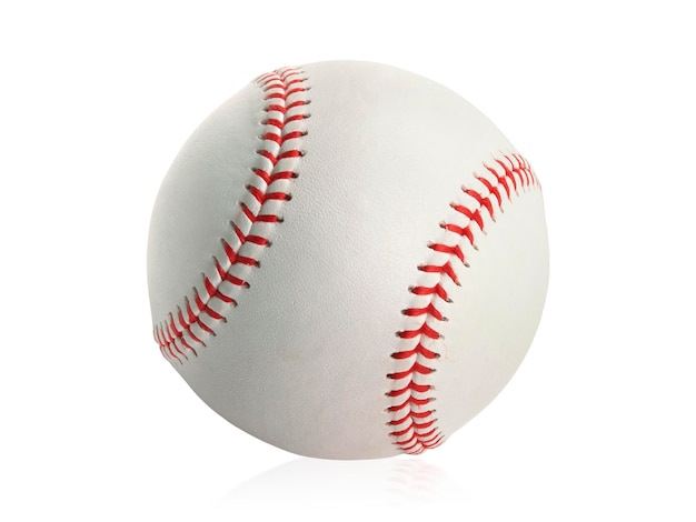 Baseball isolated on white background