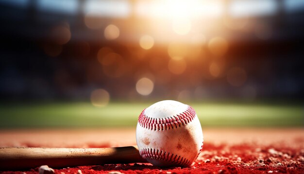 baseball sport equipment background