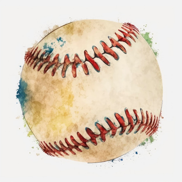 A baseball with the word baseball on it