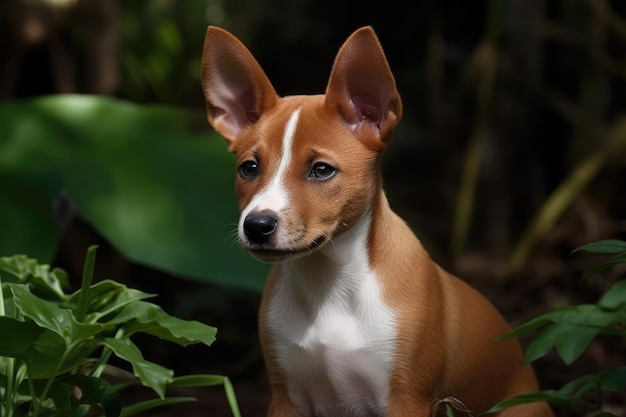 Basenji Puppy Generative AI