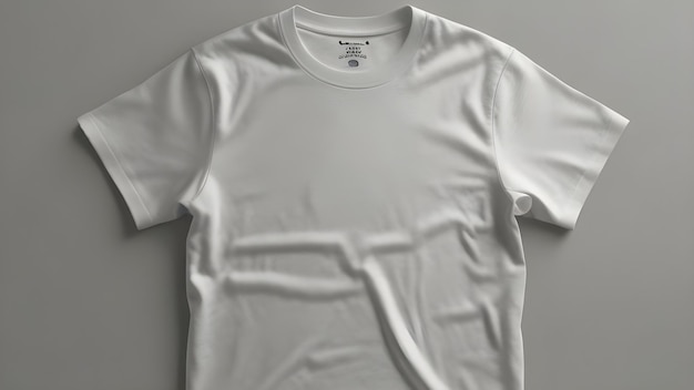 A basic white tshirt mockup