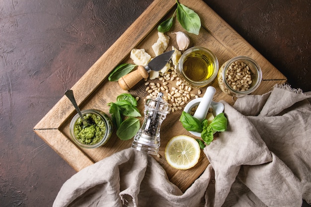 Basil pesto sauce