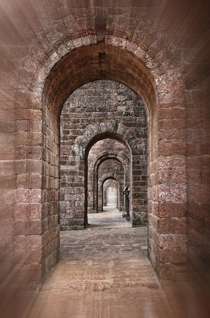 Basilica of Bom Jesus corridor