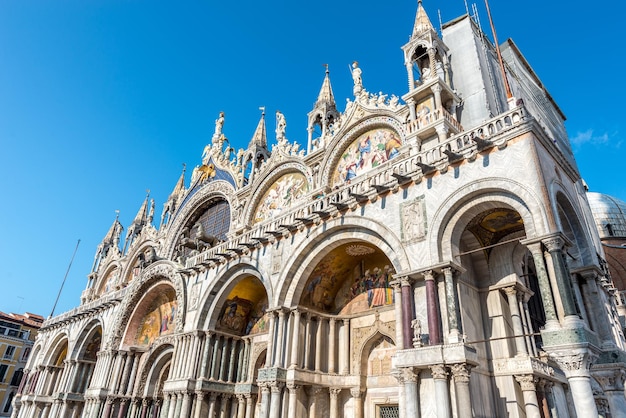 Basilica di San Marco on a Sunny day , Venice, Italy.