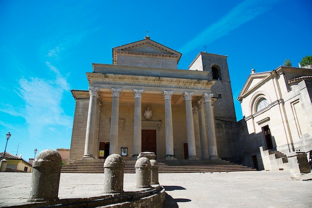 Basilica di San Marino Catholic church of the Republic of San Marino built in neoclassical style