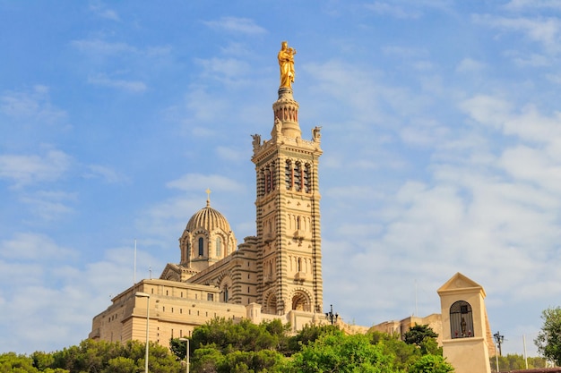 Basilica of Notre Dame de la Garde in Marseille France