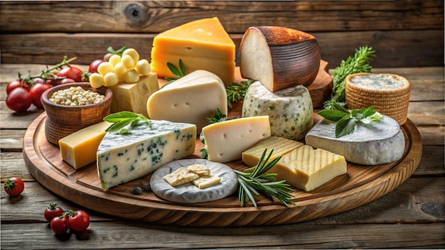 a basket of cheeses including cheese cheese and cheese