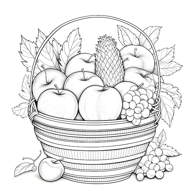 a basket filled with apples