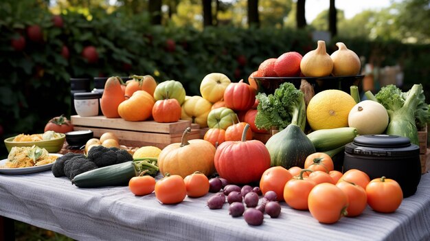 a basket of squash squash and squash are on a table