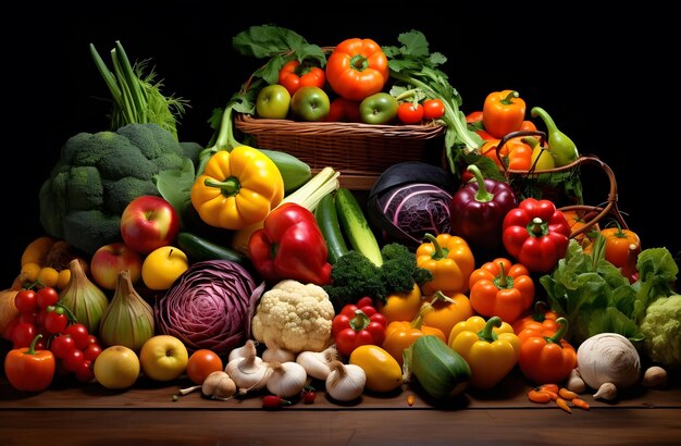 a basket of vegetables including radishes radishes radishes and tomatoes