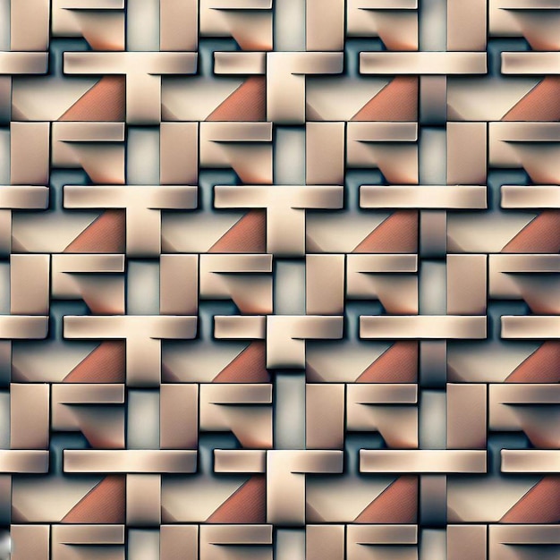 Photo basket weave pattern