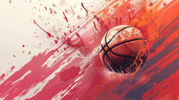 Basketball background Generative AI