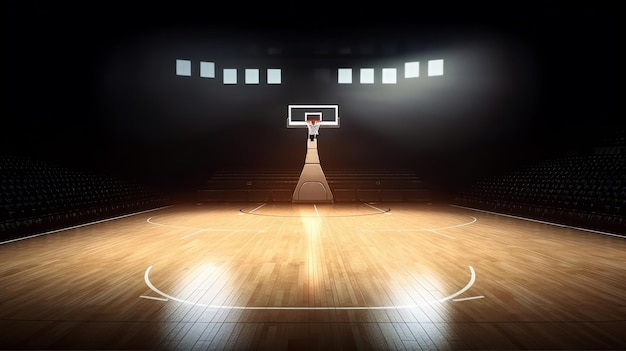 Basketball background Illustration AI GenerativexA