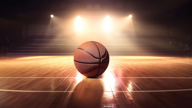 Basketball background Illustration AI GenerativexA