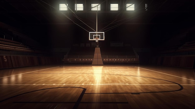 Basketball background Illustration AI GenerativexA