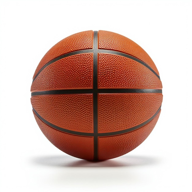 Basketball ball isolated on white background