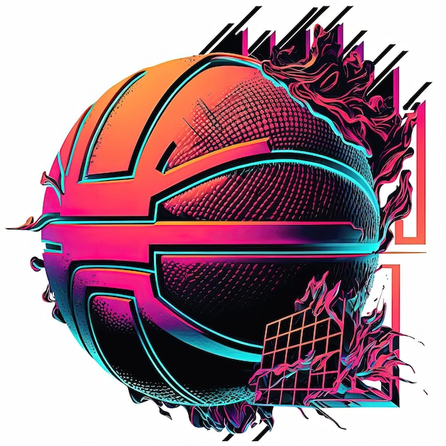 Basketball The Fun and Active and Competition Sport Game with Generative AI Technology