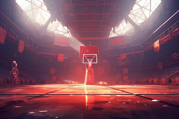 Basketball game concept