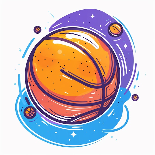 Photo basketball illustration icon cartoon graphics