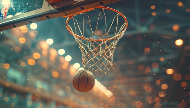 Basketball Swish A Moment of Triumph on the Court