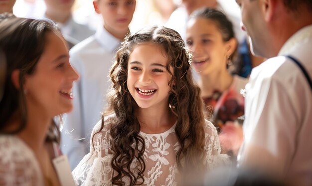 Photo bat mitzvah ceremony marking a girl39s comingofage with religious rituals and joyful festivities